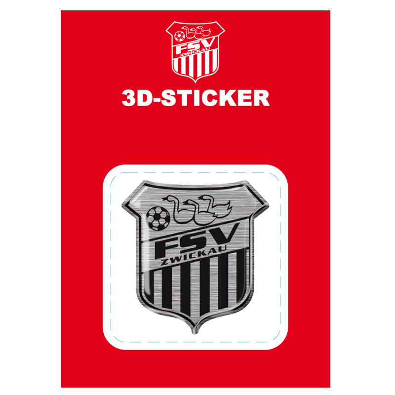 FSV  Aufkleber 3D-Sticker schwarz – Schwäneshop - der offizielle
