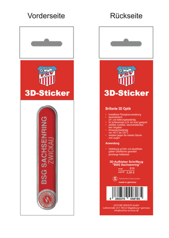 BSG | 3D-Sticker