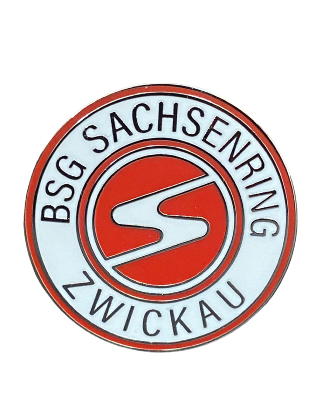ORIG. ALTER GESTICKTER DDR Aufnäher BSG Sachsenring Zwickau Oberliga